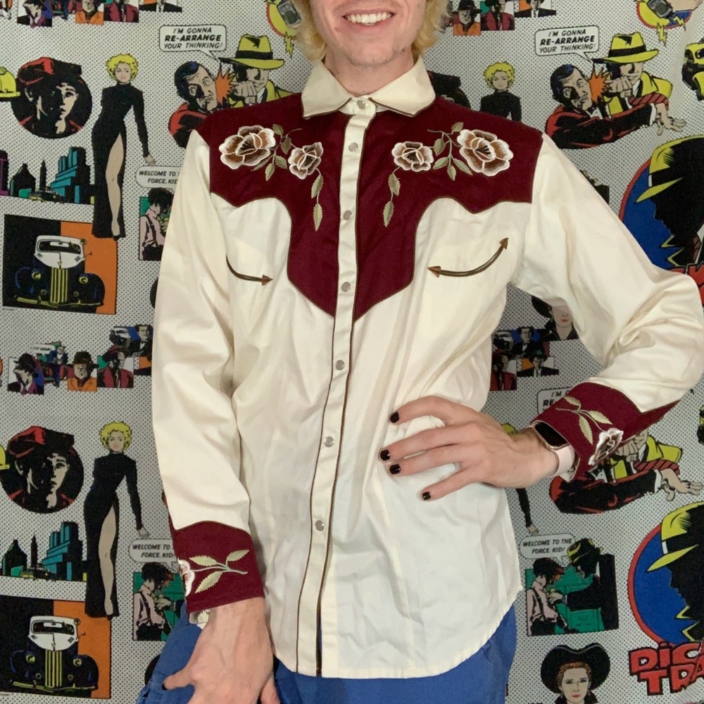 DEADSTOCK Crazy Cowgirl Button Down Shirt